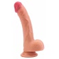 Dildo Realistic 20.5cm Dual-Layered Natural
