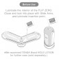 Tenga Flip Zero Gravity Black — 160 Mm Inserabil, Reutilizabil