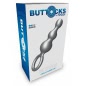 Plug Anal ToyJoy The Stuffer - 3 Sfere, silicon Gri