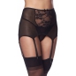 Set Portjartier Cu Chilot Și Dresuri Amorable Negru L-XL