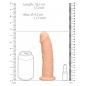 Dildo Realistic Silicon 19.2cm Natural