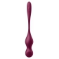 Satisfyer Love Birds Vary Set Kegel Reîncărcabil 3 Greutăți Vișiniu