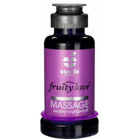 Ulei pentru Masaj cu Incalzire Fruity Zmeura si Grapefruit 100ml