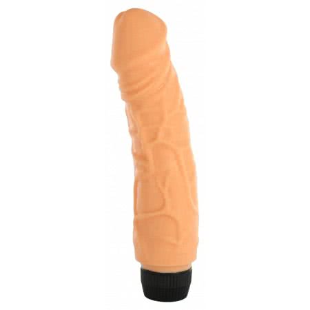 Vibrator Cu Vene Proeminente 19cm Natural