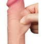 LoveToy Dildo cu Piele Mobila Realist 19.5cm Natural