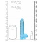 Dildo Shots Realistic Albastru