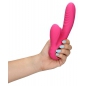 Loveline Rabbit Heat – Limbă Oscilantă, încălzire 13.5 cm Roz