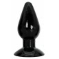 Plug Anal XXL 14 cm — Negru, Bază Lată Pentru siguranță
