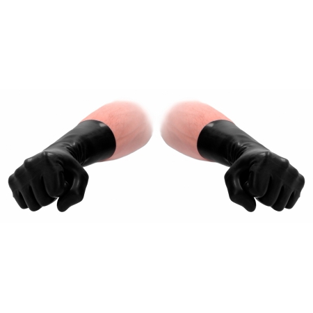 Mănuși Latex Short Fist It Negru