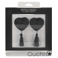 Nipple Tassels Heart Negru