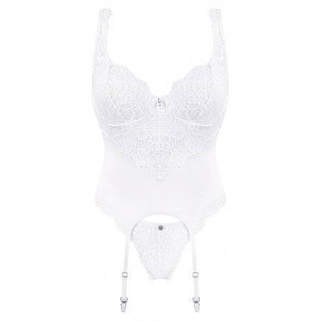 Corset Obsessive Amor Alb S-M
