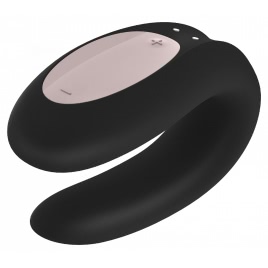 Vibrator Cuplu Satisfyer DoubleJoy Negru