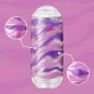 TENGA ARTE Drape - Masturbator Reutilizabil Compact 13,5 cm Transparent