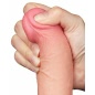 LoveToy Dildo cu Piele Mobila Realist 19.5cm Natural