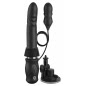Pipedream Vibrator De împingere 7.6 cm, 10 Moduri, USB C Negru