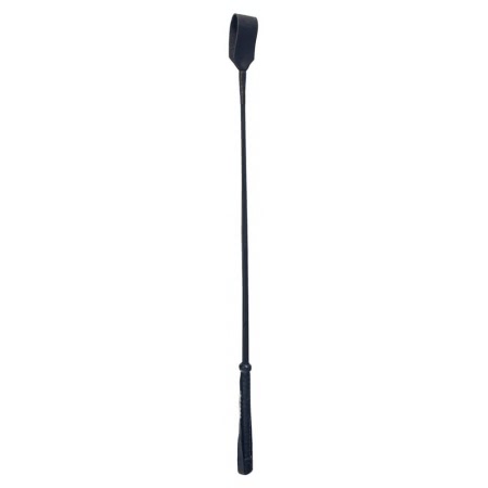 Cravasa Crop Polished Negru