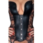 Corset Noir Handmade Hayden Negru L
