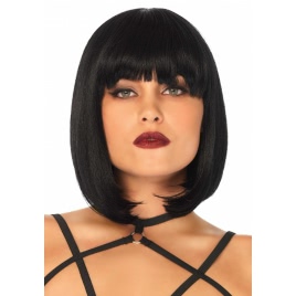 Peruca Short Natural Bob Negru pe xBazar