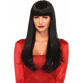 Perucă Bangin Long Straight Neagră pe xBazar