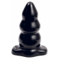 Dop Anal Triple Ripple pentru Plăcere Anală Intensă Negru
