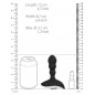 Vibrator Anal No. 78 Rechargeable Negru
