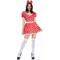 Rochie Leg Avenue Polka Dot Roșu M