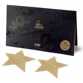 Nipple Covers Flash Star Auriu pe xBazar
