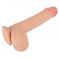 Dildo Nature Skin 18.7 cm cu Piele Mobilă și Ventuză