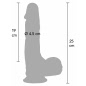 Ultra Realistic Dildo Silicone 23 cm Natural
