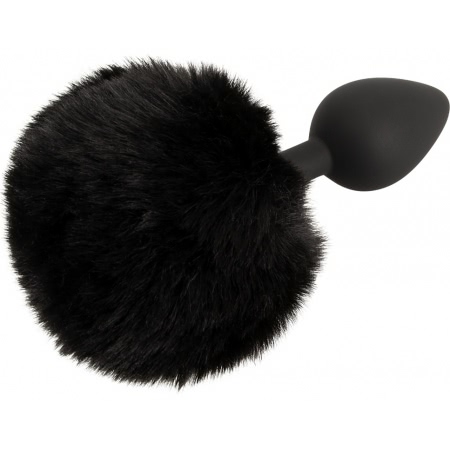 Coada Pufoasă Plug M You2Toys – Discret, Negru, silicon