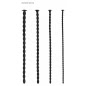 Silicone Spiral Plug Set Advanced Urethral Sounding Negru