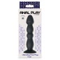 Plug Anal Vibrant ToyJoy Large — 17 cm, Reîncărcabil Negru