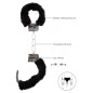 Catuse Beginners Handcuffs Furry Negru