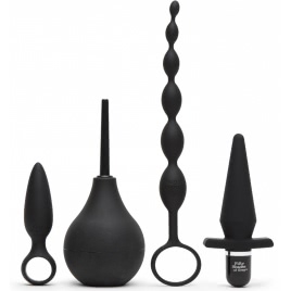 Kit Plug Anal Starter Pleasure Overload Negru pe xBazar