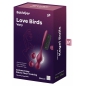 Satisfyer Love Birds Vary Set Kegel Reîncărcabil 3 Greutăți Vișiniu