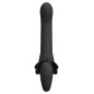 Satu Pulse-Wave And Vibrating Strapon Negru