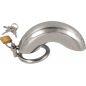 Penis cage curved Argintiu