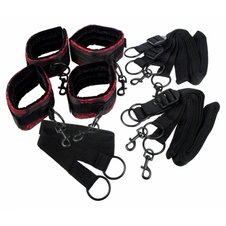 Scandal Bed Restraints Negru