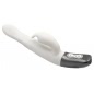TITANZ 8.5 SILICONE RECHARGEABLE VIBRATOR IN IVORY WHITE