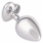 Jewel Large Ruby Heart Plug Rosu