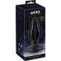 ANOS Super Soft Plug Anal 7 cm — Ventuză, Fixare Hands-free Negru
