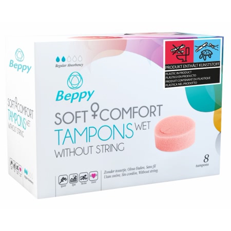 Beppy Soft Confort Wet — 8 Tampoane Invizibile, 8h