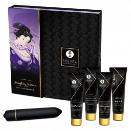 Set Creme Si Vibrator Naughty Geisha pe xBazar