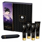 Set Creme Și Vibrator Naughty Geisha Negru