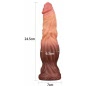 Dildo 9.5 Dual Layered Liquid Silicone Natural