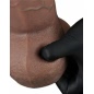 Lovetoy Dildo 25cm Silicon Dublu Strat cu Ventuza Maro