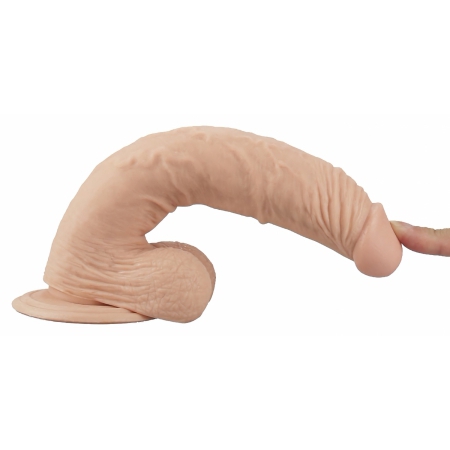 Vibrator Real Extreme cu Telecomandă și Ventuză 24 cm