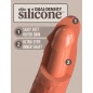 Dildo Realistic Dual Density Natural