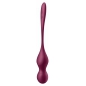 Satisfyer Love Birds Vary Set Kegel Reîncărcabil 3 Greutăți Vișiniu