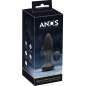 ANOS Plug Anal Rotativ 10 Moduri, Perle Rotative, USB Reîncărcabil Negru